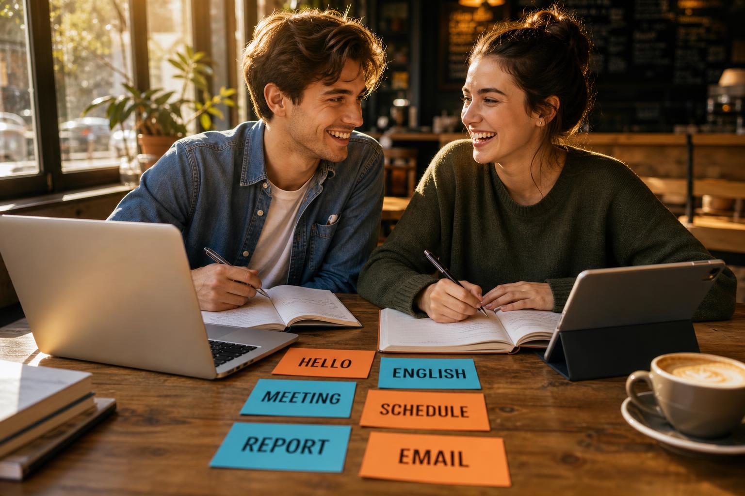 Estudo de inglês em poucos minutos